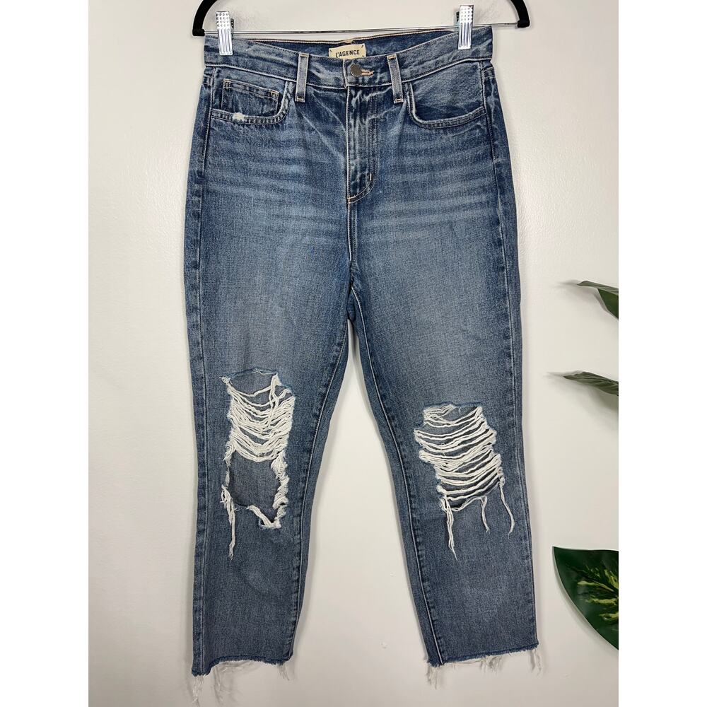 L'agence Women's 25 Adele High Rise Jeans in Fallbrook Stylish Everyday Capsule